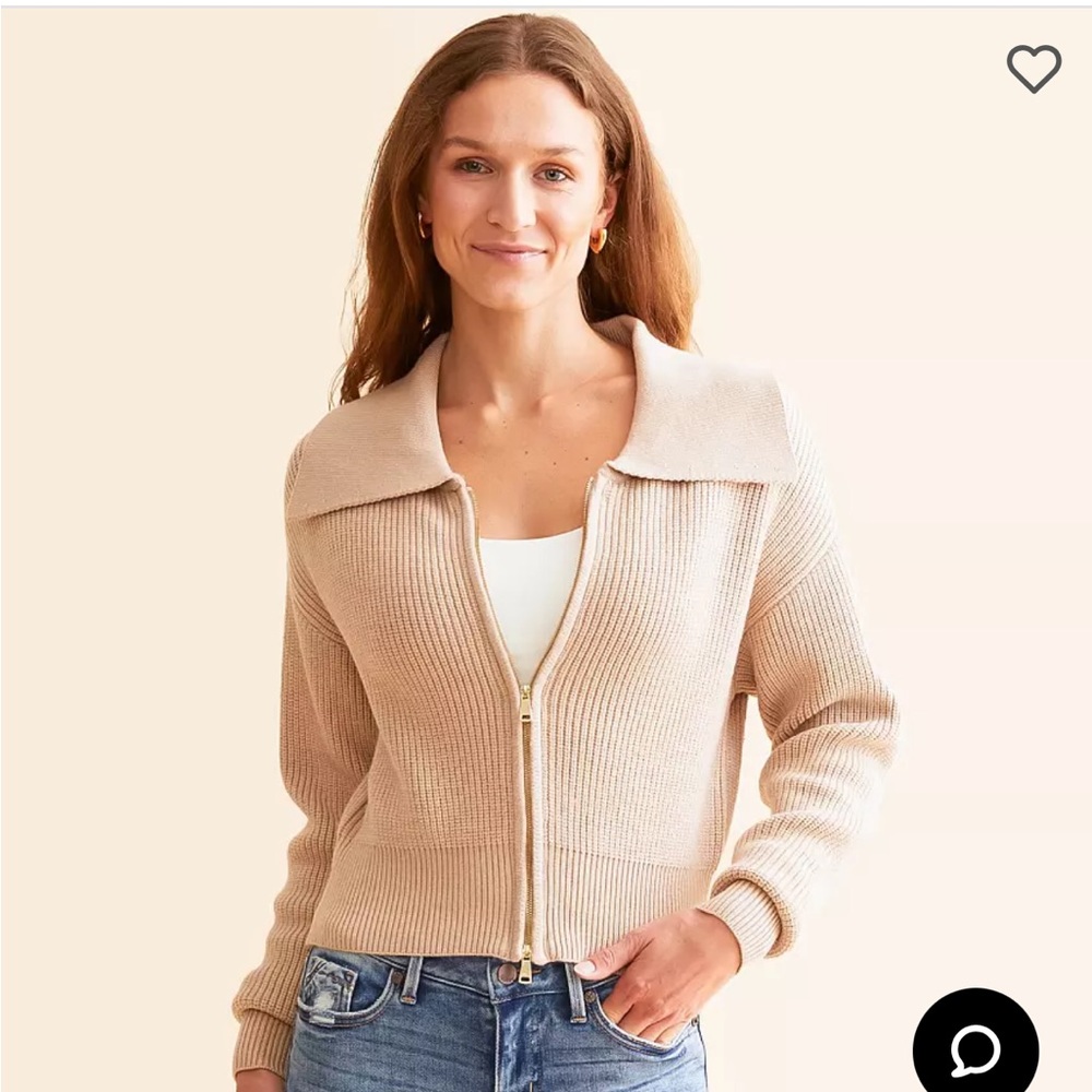 NWT Buckle day trip zip up long sleeve sweater - Picture 11 of 13